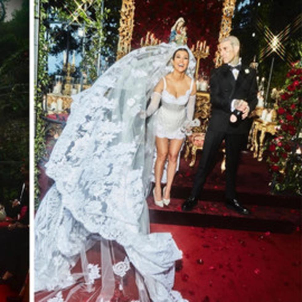Kourtney Kardashian y Travis Barker celebraron una tercera ceremonia de bodas en la localidad de Portofino, en Italia.