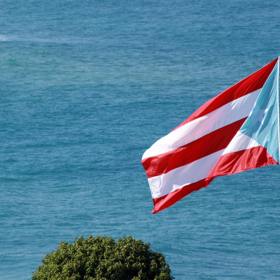 Foto de la bandera de Puerto Rico.