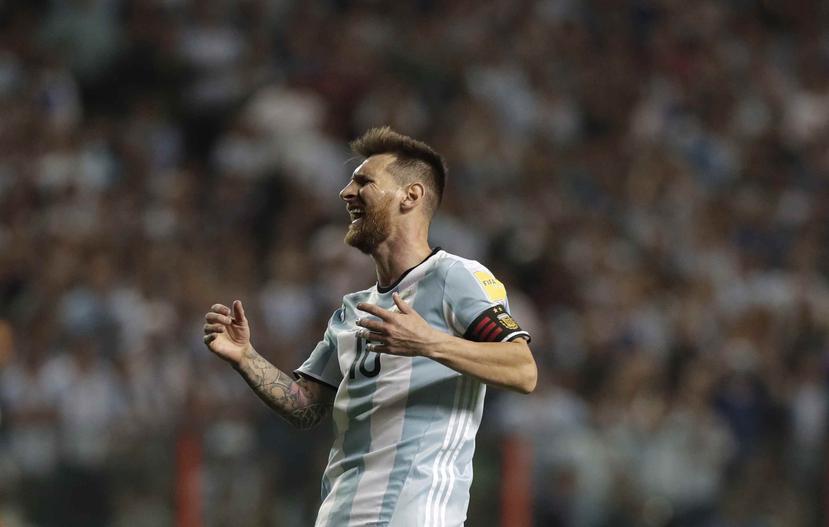 Lionel Messi, estrella de Argentina. (AP)