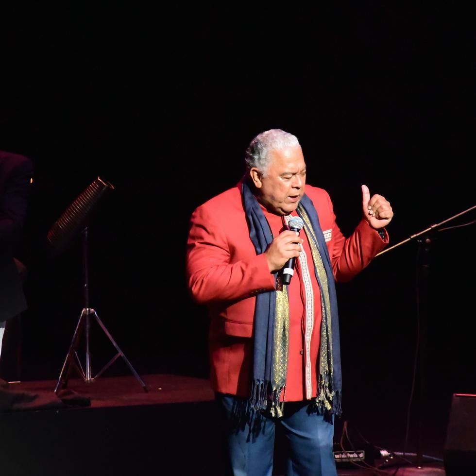 Danny Rivera cantó en el evento "Puerto Rico saluda a Ismael Miranda", que se celebró el pasado 9 de noviembre en el Centro de Bellas Artes de Santurce.