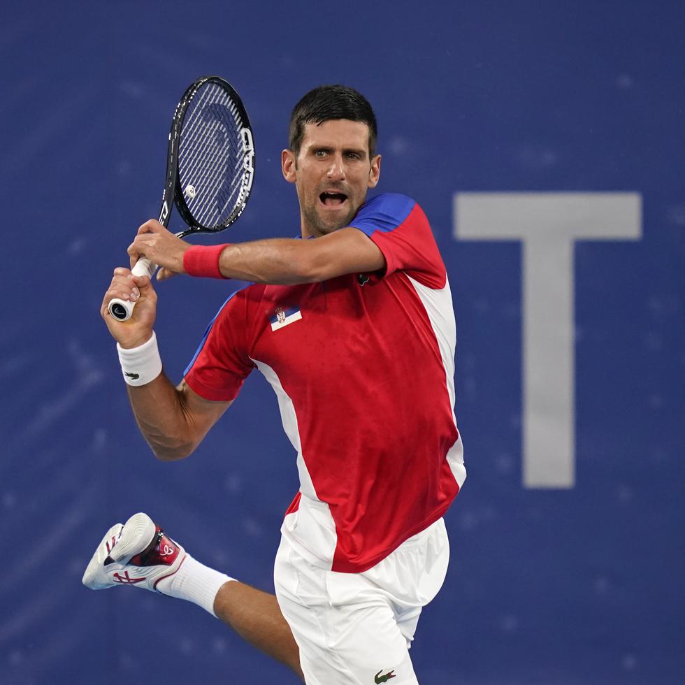 Novak Djokovic está encaminado a ganar la medalla de oro en los Juegos Olímpicos de Tokio.