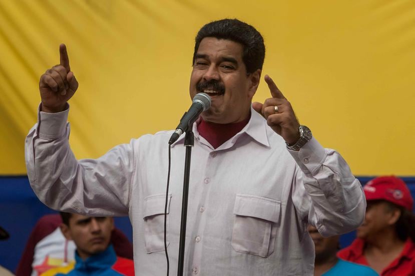 Nicolás Maduro expresó su enérgico repudio a la decisión del gobierno de Donald Trump. (EFE)