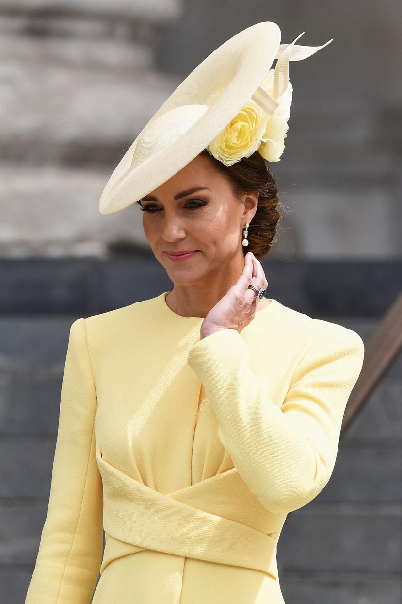 Kate Middleton en una de sus apariciones públicas más recientes durante el Jubileo de Platino de Elizabeth II.