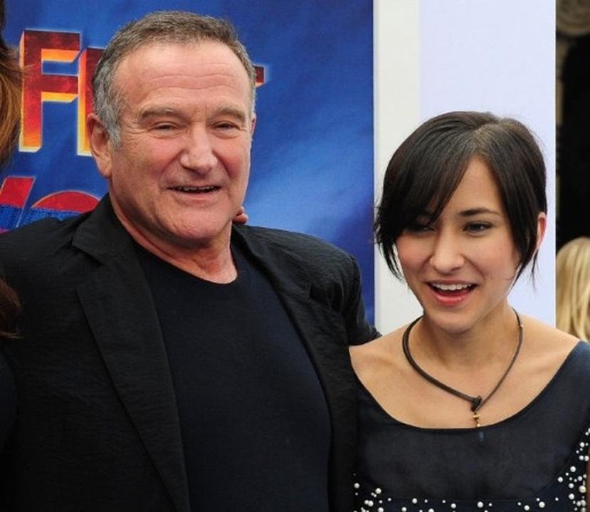 Robin Williams, junto a su hija Zelda, falleció el 11 de agosto de 2014.