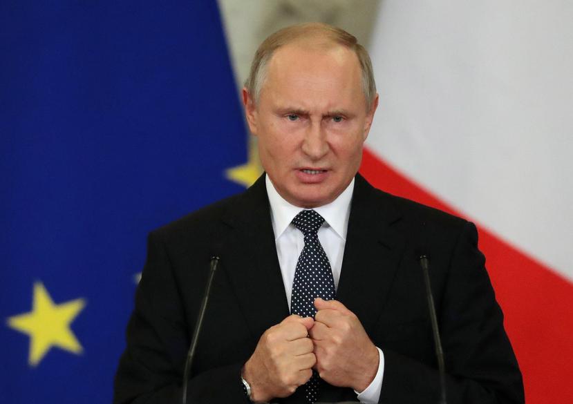 Putin también acusó a EE.UU. de "desestabilizar la seguridad mundial" al retirarse de cruciales tratados de desarme. (EFE)