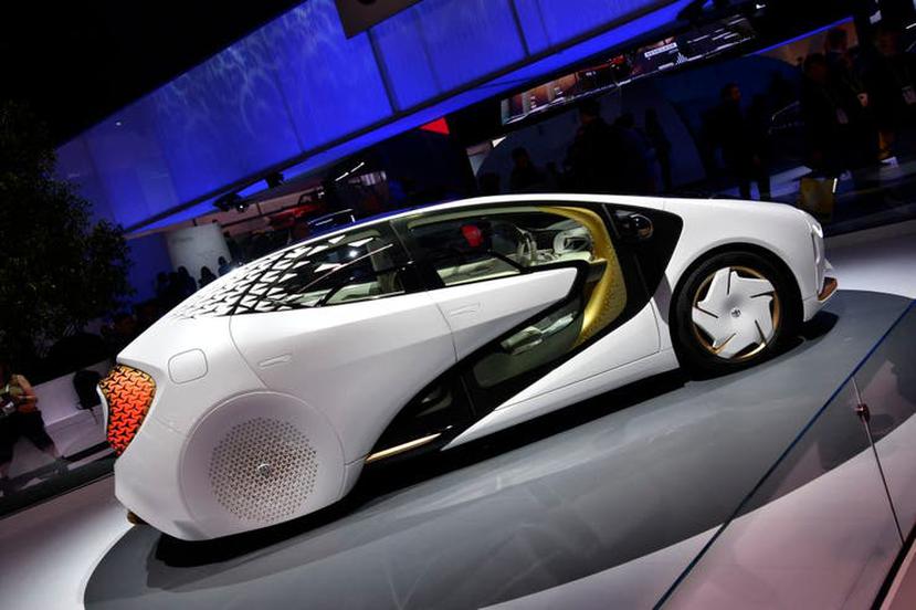 El Toyota LQ es eléctrico y purifica el aire que atraviesa; fue una de las atracciones de la CES 2020  (AP)