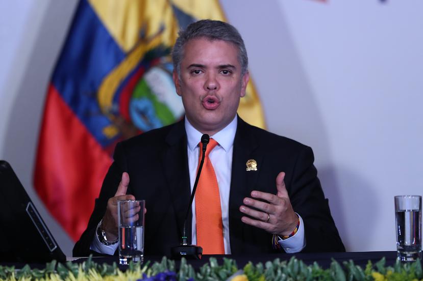 El presidente de Colombia, Iván Duque. (Agencia EFE)