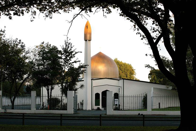 La mezquita Masjid Al Noor, escenario de un tiroteo perpetrado este viernes en Christchurch, Nueva Zelanda. (EFE)