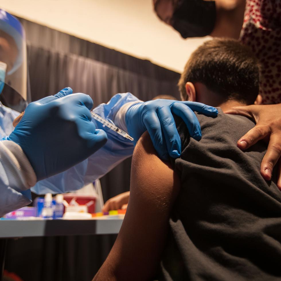 El 4 de noviembre comenzó la inoculación de menores de 5 a 11 años en Puerto Rico.