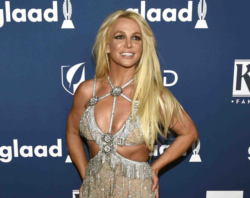 Britney Spears a su llegada a la premiación de los  GLAAD el pasado abril. (AP)