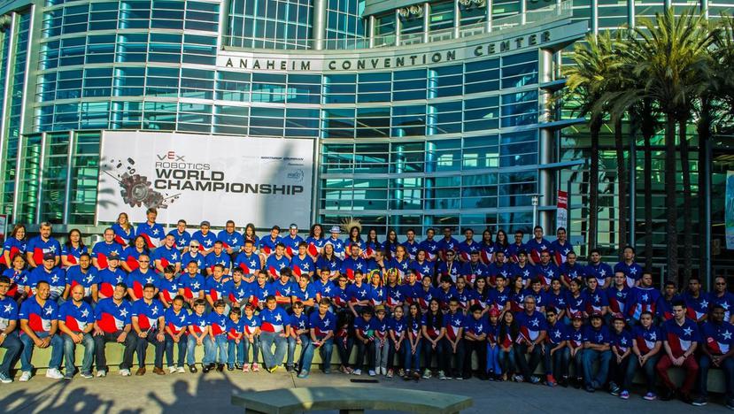 La delegación de Puerto Rico está integrada por 21 equipos que asumirán retos en distintos niveles educativos durante el VEX Robotics World Championship 2016. (Suministrada)