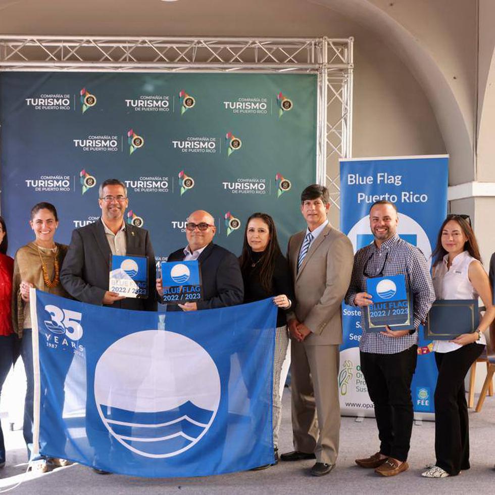 Los premiados recibieron el reconocimiento en la sede de la Compañía de Turismo de Puerto Rico, en Viejo San Juan.