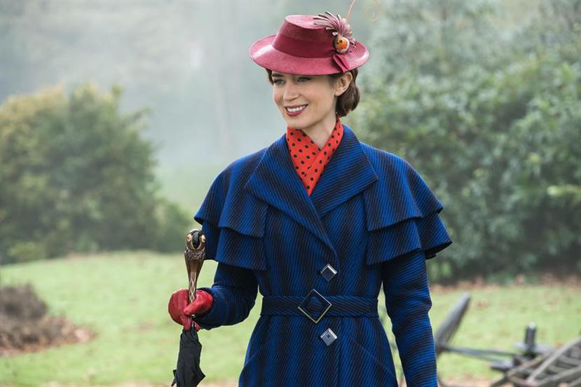 Emily Blunt es la protagonista de Mary Poppins Returns". (EFE)