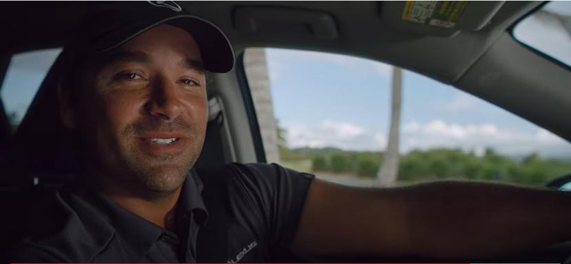 El golfista Rafa Campos forma parte de la nueva campaña digital de Lexus en Puerto Rico.