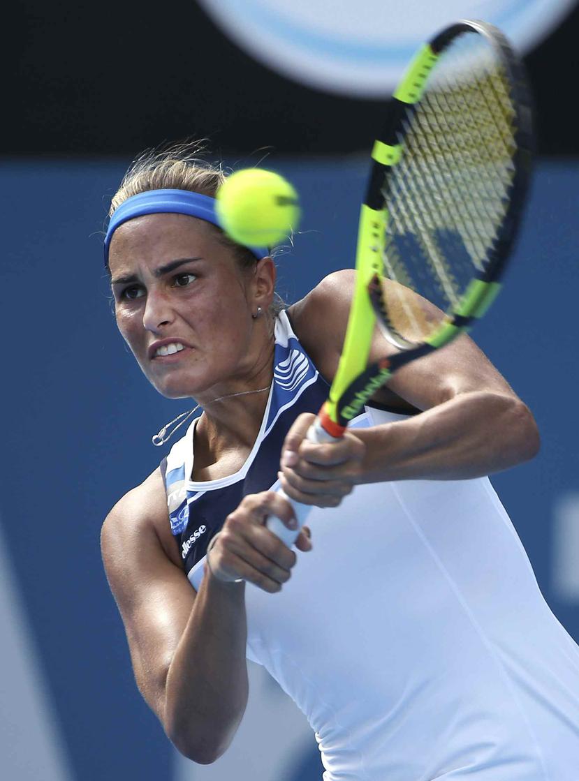 Mónica Puig juega para 4-4 en lo que va de temporada de la WTA. (The Associated Press)