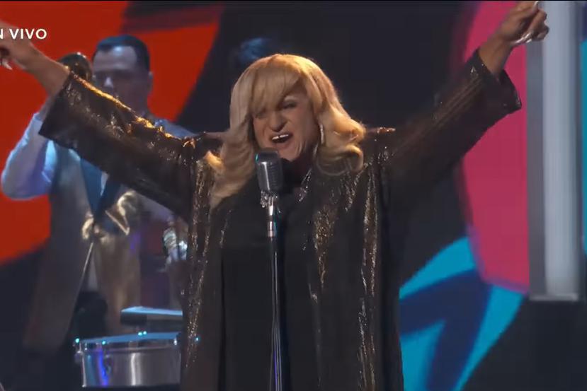 Michael Stuart personificó a Celia Cruz en el programa "Tu cara me suena" de TeleOnce.