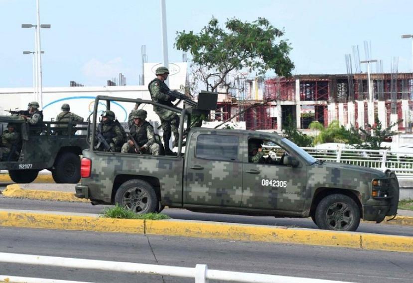 Culiacán, capital del estado mexicano de Sinaloa, fue escenario de intensos tiroteos y revueltas tras la detención, el pasado 17 de octubre, de Ovidio Guzmán. (EFE)
