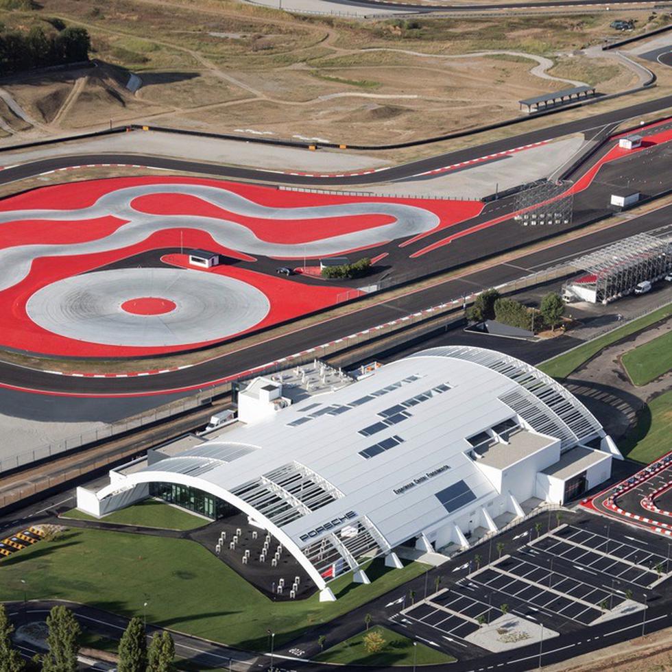 El Porsche Experience Center en Franciacorta, Italia, tiene una pista de 2.5 kilómetros de longitud. (Giorgio Perottino/Getty Images for Porsche Italia)