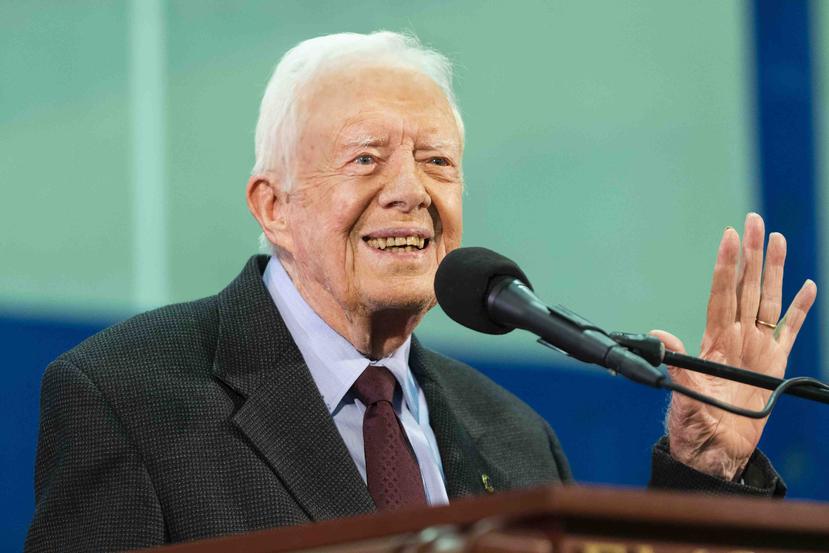 Carter es el expresidente vivo de más edad en la historia de Estados Unidos. (AP)