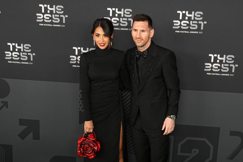 Lionel Messi y su esposa, Antonela Roccuzzo.