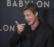 El actor Brad Pitt al llegar a la premiere del filme "Babylon", en París, el pasado mes de enero.