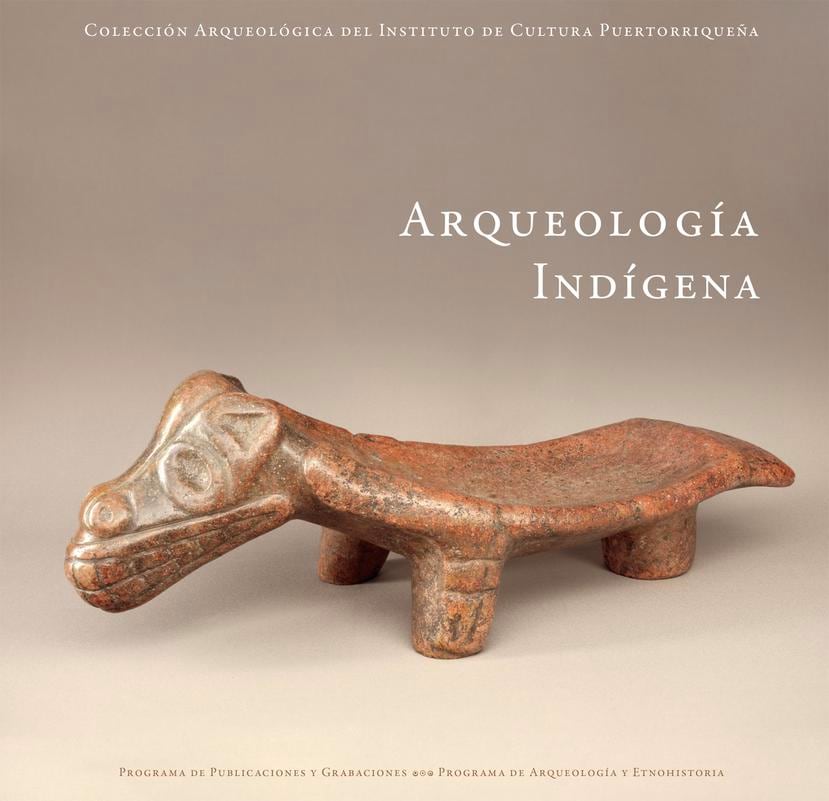Portada del  Catálogo de Arqueología del Instituto de Cultura Puertorriqueña.