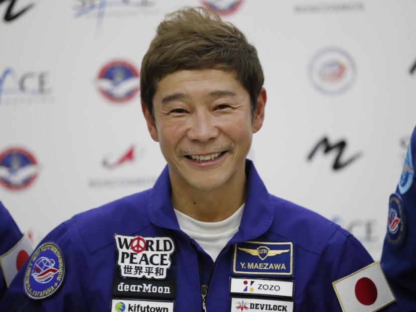 El turista espacial Yusaku Maezawa.