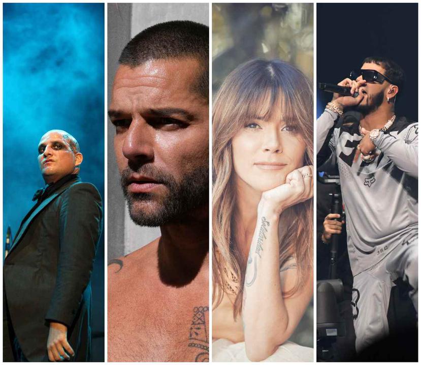 Desde la banda Circo, Ricky Martin, Kany García hasta Anuel AA, presentaron material discográfico nuevo.  (GFR Media)