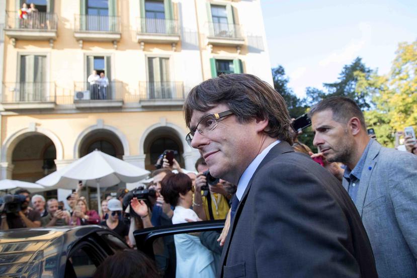 El expresidente autonómico de Cataluña, Carles Puidgemont. (EFE)