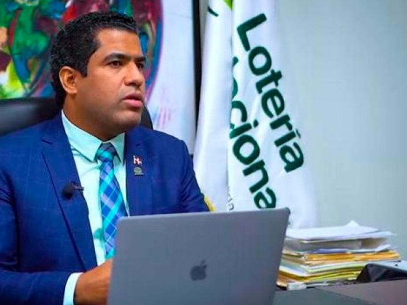 El director de la Lotería Nacional de República Dominicana, Luis Maisichell Dicent.