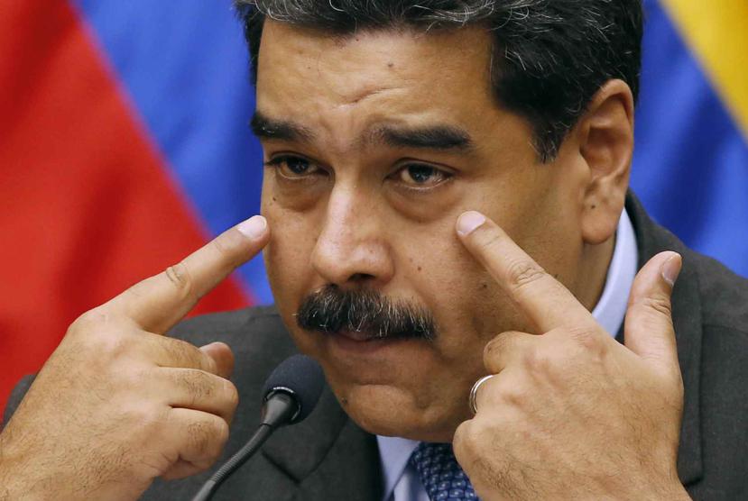 Maduro envió hoy "toda la solidaridad y el amor del pueblo bolivariano de Venezuela, toda la compañía" a los marchantes y pidió a Trump recibirlos en Estados Unidos. (AP)
