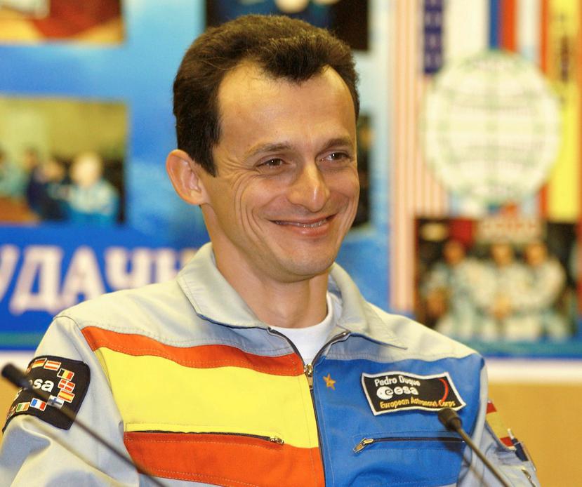 Foto de archivo del astronauta español Pedro Duque, quien desde ahora se desempeñará al frente del Ministerio de Ciencia de España (EFE / NASA).