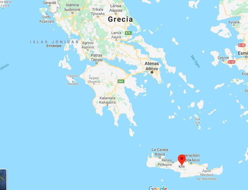 Grecia está ubicado geográficamente en un lugar de alta actividad sísmica. (Captura de Google Maps)