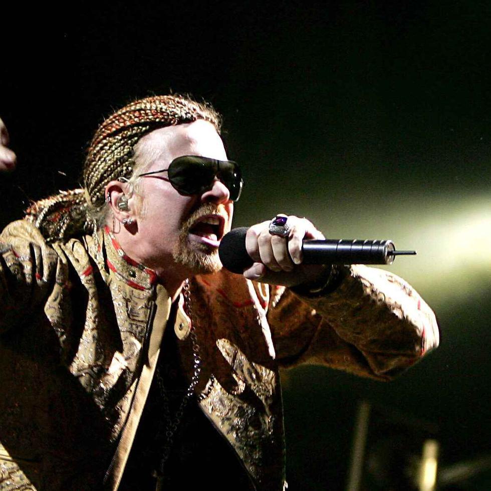 Por razones que se desconocen, el vocalista de la banda Guns N’ Roses, Axl Rose, canceló su presentación en el programa “Jimmy Kimmel Live!”. (Archivo EFE)