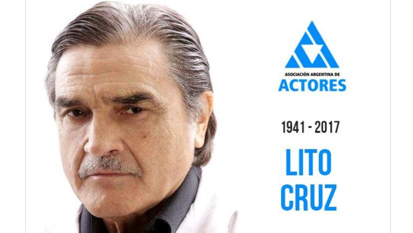 Lito Cruz tuvo una destacada carrera como actor y director en Argentina. (Twitter / @actoresprensa)