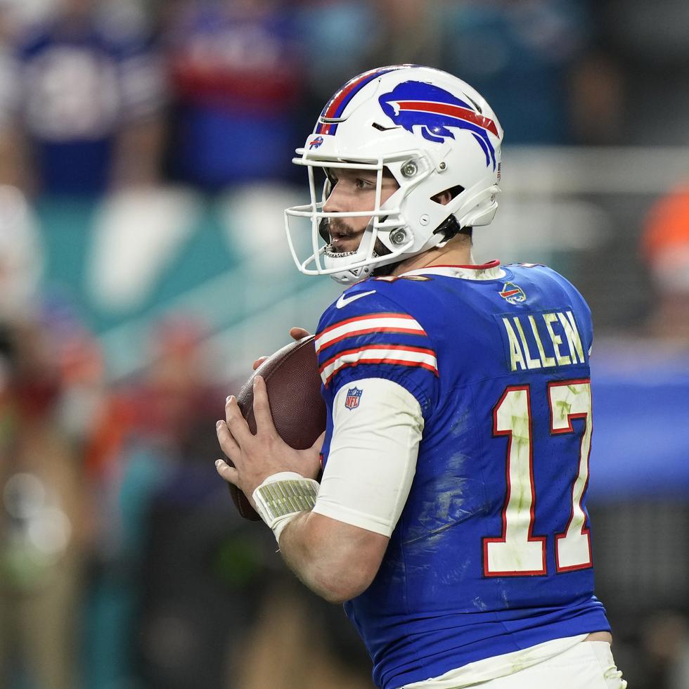 Josh Allen, estelar quarterback de los Bills de Búfalo.