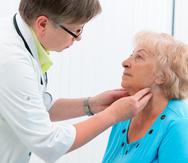 El riesgo de cáncer de tiroides aumenta a partir de los 25 años, llega a un pico a los 40 y se estabiliza hasta los 70 años. (GFR Media)