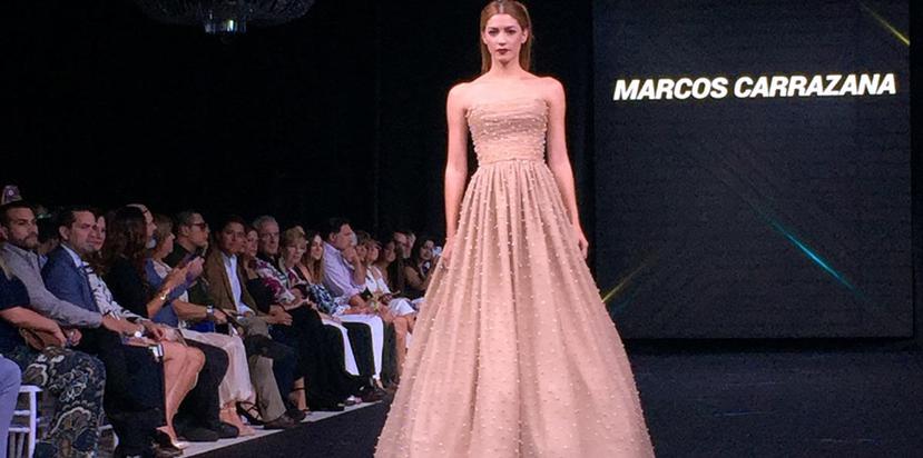 Un vestido de la colección de Marcos Carrazana. (Suministrada)