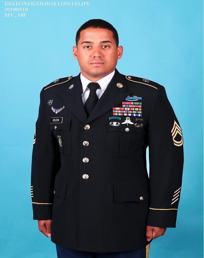 El soldado Luis de León Figueroa. (U.S. Department of Defense / AP)
