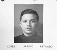 Ficha del pastor Reinaldo López Arroyo.