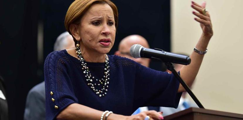 La demócrata boricua censuró además que no se utilice la resolución para asignar los fondos que Puerto Rico necesita para su recuperación. (Archivo)
