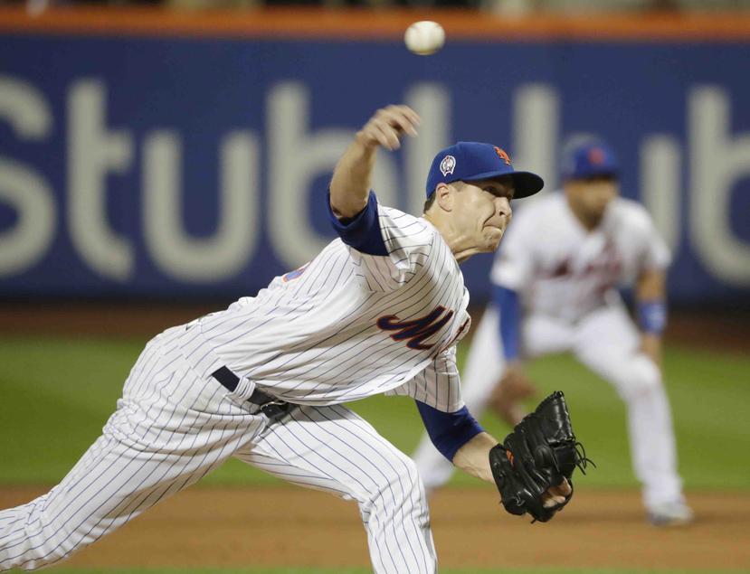 Jacob deGrom, lanzador de los Mets de Nueva York. (AP)