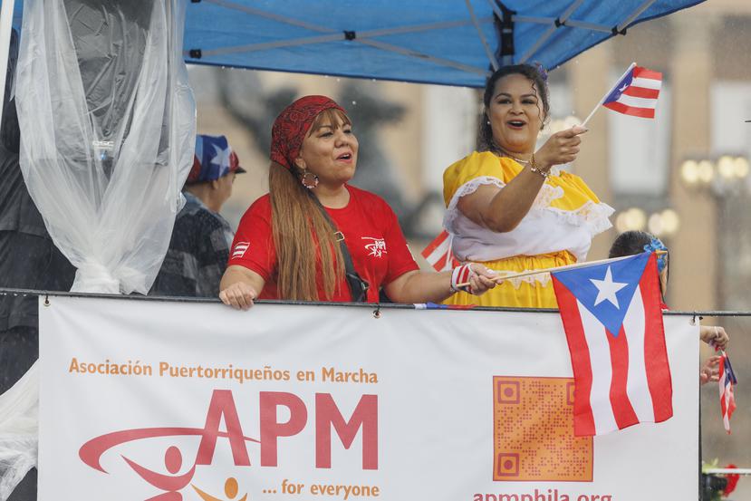 Personal de la Asociación Puertorriqueños en Marcha, organización que brinda servicios a la comunidad en Filadelfia y zonas cercanas, dijo presente en el evento.