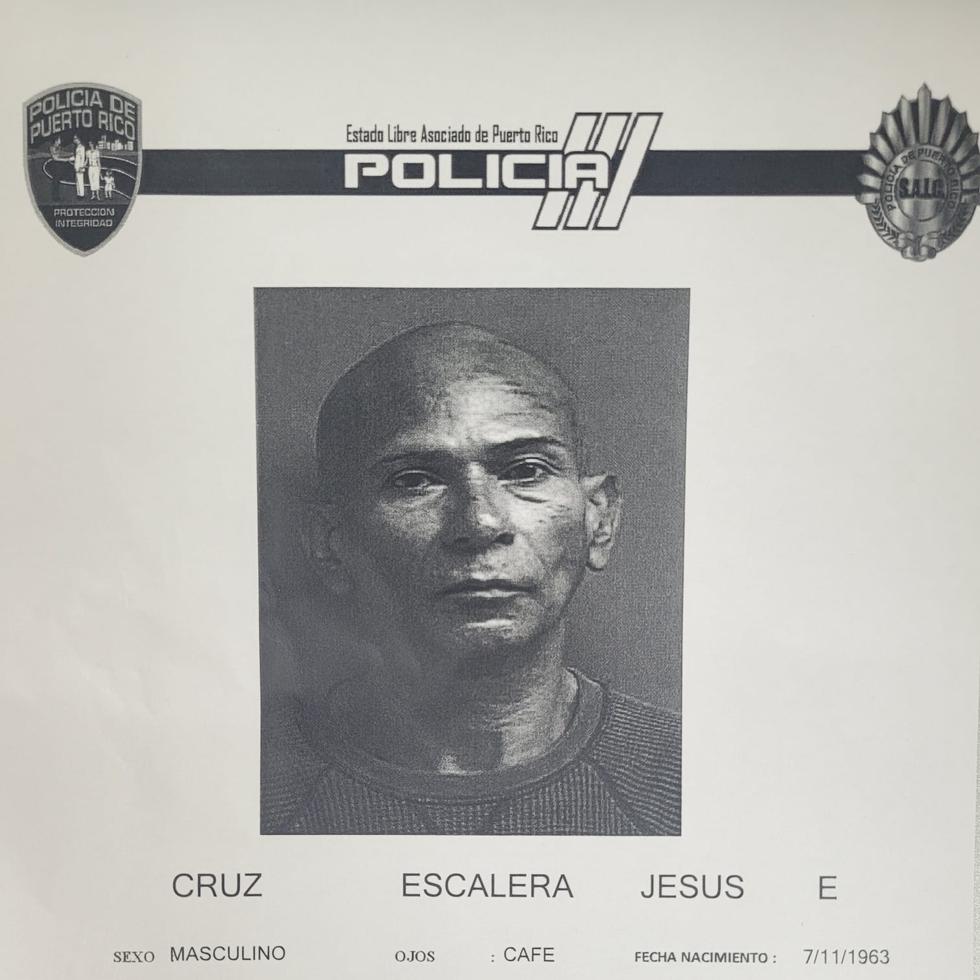 Contra Jesús E. Cruz Escalera pesan unos seis cargos en su contra y se le fijó una fianza de $600,000, que no pudo prestar.