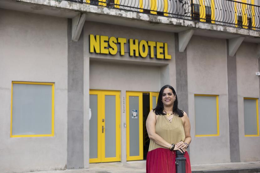 Gladys Nieves es la dueña del Hotel Nest, en la avenida Ponce de León en Río Piedras.