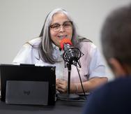 La reverenda Nixie Ramos en entrevista con el periodista Benjamín Torres Gotay