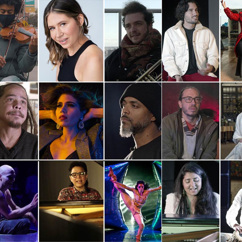 Artistas que forman parte de los episodios del documental “From Performers to Spectators: Covid-19 NYC”.