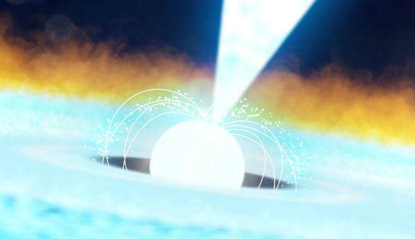La subsiguiente bola de fuego se iluminó brevemente por razones que los astrónomos aún no pueden explicar (NASA).