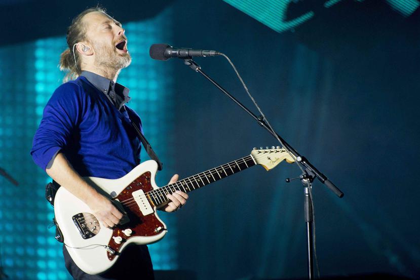 El cantante de la agrupación británica Radiohead, Thom Yorke. (EFE)