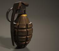 Una granada Mk2, de fabricación estadounidense, como la encontrada el lunes en una panadería de Río Piedras.